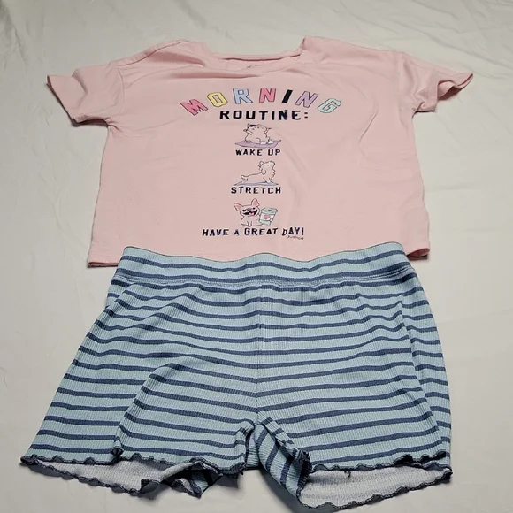 Pink Morning Routine Pjs - Picture 1 of 6